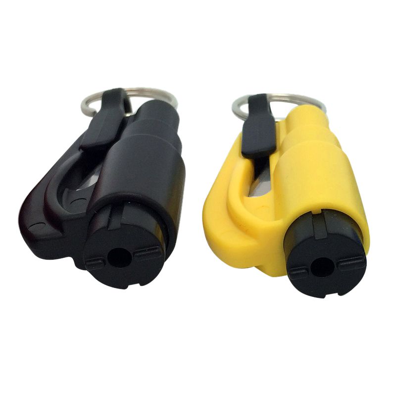 1PC Mini Stonego Car Window Glass Breaker Seat Belt Cutter Safety Hammer  Life-Saving Escape Hammer Cutting Knife Interior Accessories