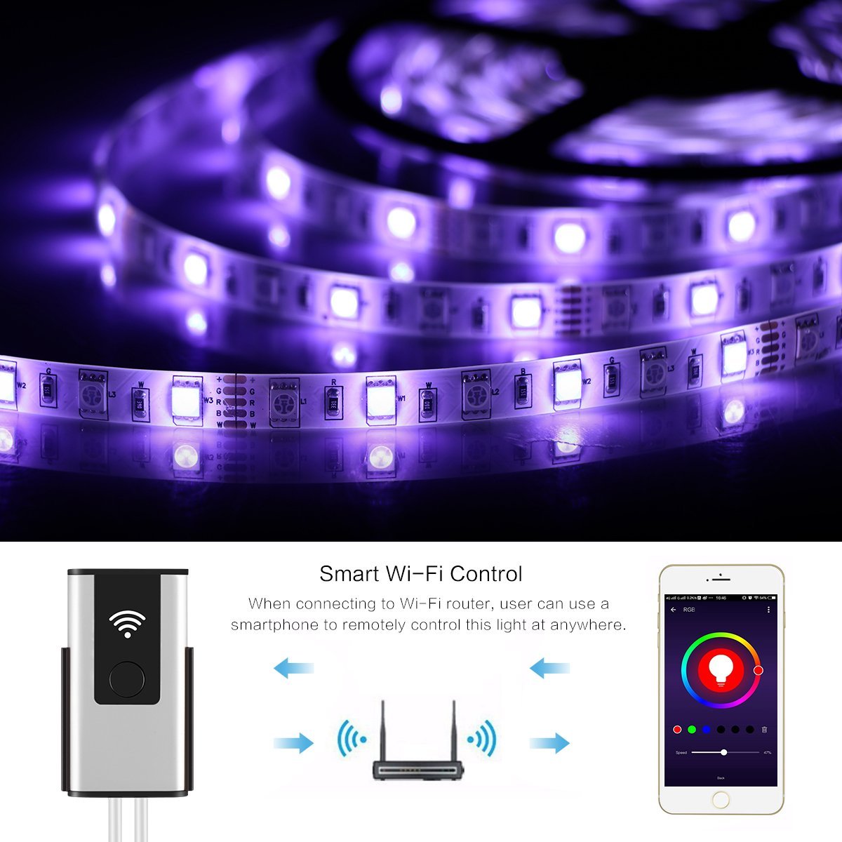 Add a voice-controlled LED light strip to your home for $19 - CNET