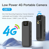 4G/WIFI Version Mini 1296P HD Law enforcement Support AV recording Built in li-battery for long time standby with cloud storage