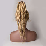 360 Lace Full-Hand Braid Wig for Black Women Synthetic Lace Front Wig Cornrow Braids Lace Wigs