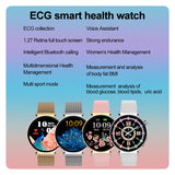 490 ECG + call + blood lipid, uric acid, blood sugar high-end health Smart watch for female