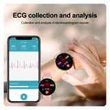 490 ECG + call + blood lipid, uric acid, blood sugar high-end health Smart watch for female