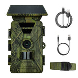 60MP HD Photos ＆8K Live Video WIFI Infared Hunting Camera with IP66 Waterproof Free mobile APP & Icloud for Data Storage