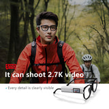 Super Tiny 2.7K video 12MP Photo FPV Glasses camera with  Voice Prompt & IPS Colorful Display 21g light  only for Sunglass