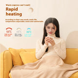 Wearable USB Electric Heated Blanket 3 Heating Levels Heating Electric Blanket Shawl Heated Shawl for Home Office