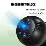 TUYA Smart Fingerprint WIFi Door knob Lock With multi Unlock by passowrd or IC card or Free TUYA APP Remotely