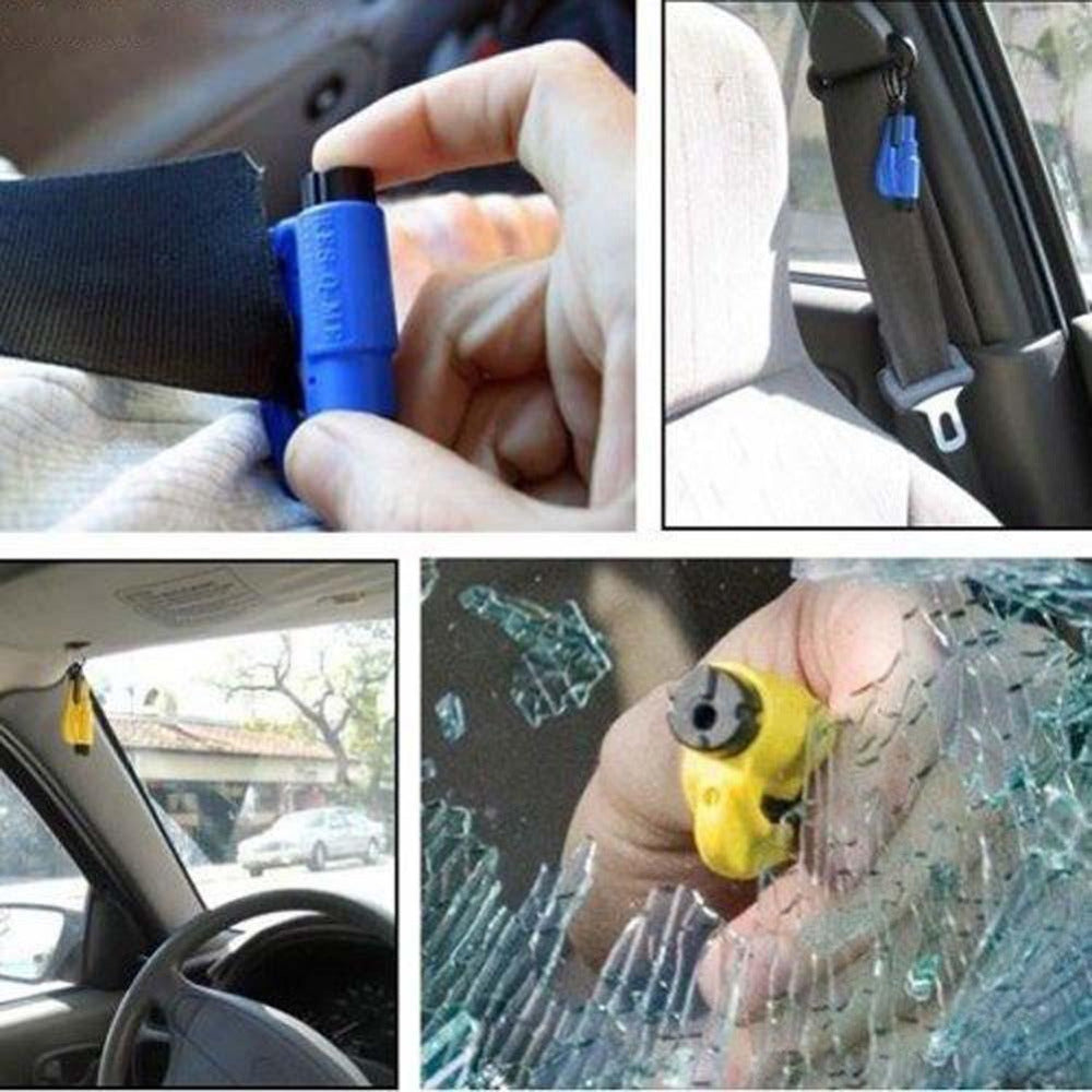 3 in 1 Super Mini Safety Hammer Car Window Glass Breaker Seat Belt